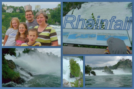 Familienausflug an den Rheinfall