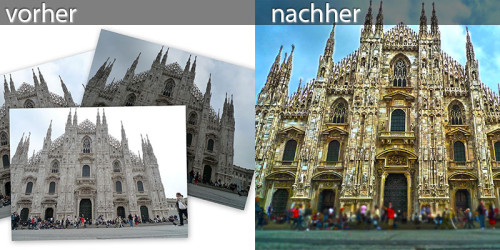 HDR Bild vorher und nachher