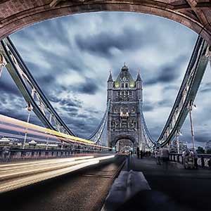 Long exposure Image from Tower Bridge London by kfPhotography