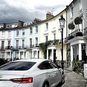 Paddington location: the home of the Brown family: Chalcot Crescent