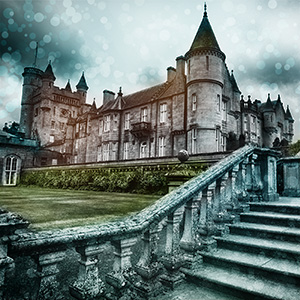 Die Rückseite vom Schloss Balmoral in Shottland von Kurt Flückiger Photography