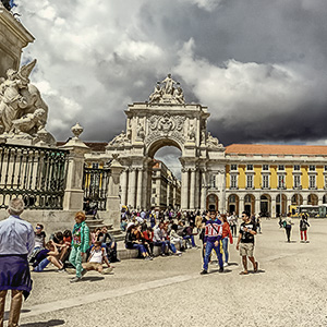 Praça do Comércio Lisbon by Kurt Flückiger Photography