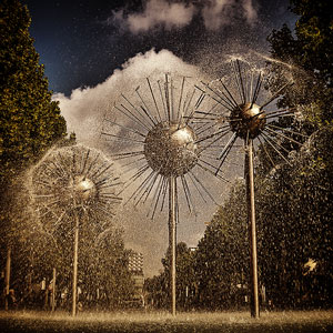 image from "Pusteblumenbrunnen in Dresden" by kfphotography