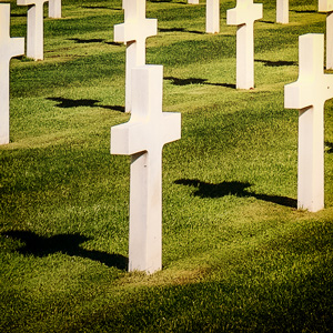 image from "Omaha Beach  -  Normandy American Cemetery" by kfphotography