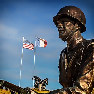 image from "Higgins Boat Monument -  Normandy" by kfphotography