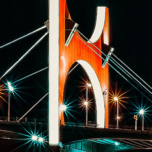 image from «Salbe zubia Bilbao by night»  by kfphotography