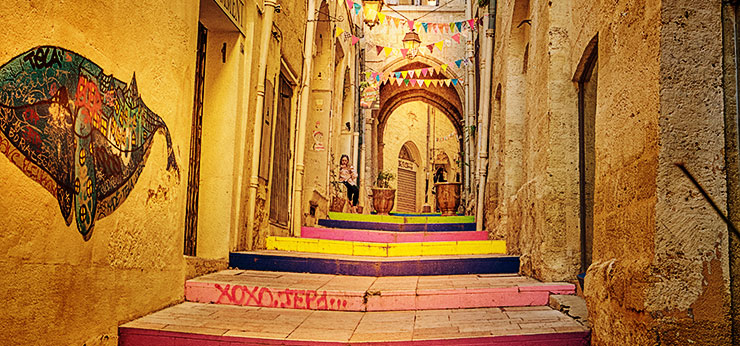 image from colored stairs in montpelliereby kfphotography