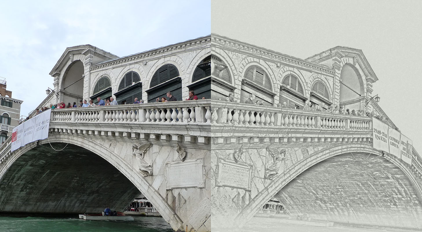 Bleistiftzeichnung mit Photoshop